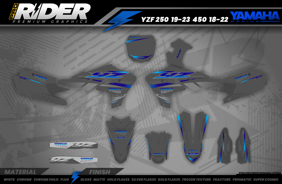 GRITTY YAMAHA YZ/YZF/WRF Full Graphics Kit
