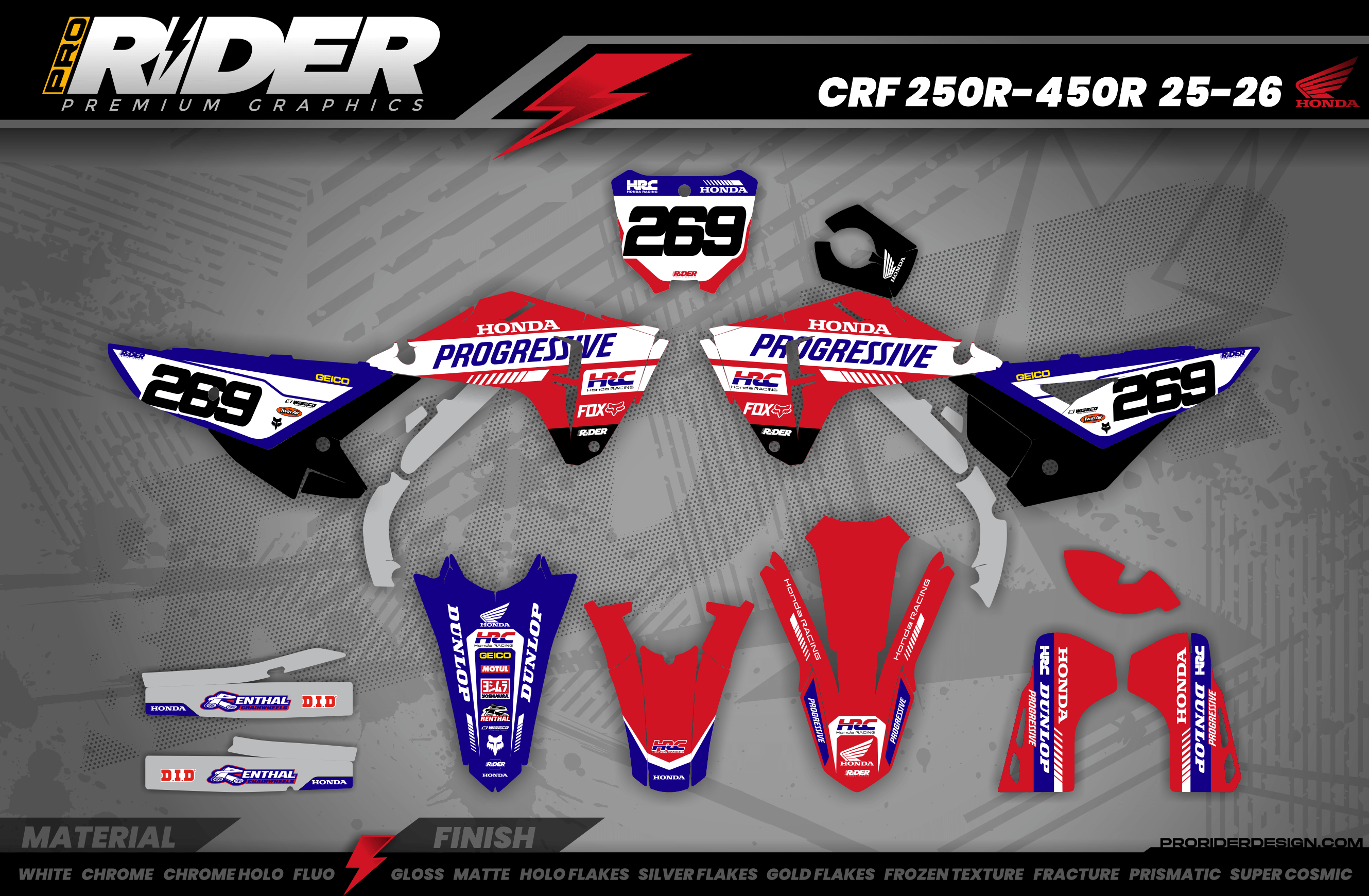 HONDA Full Graphics Kit | Shanghai mxgp