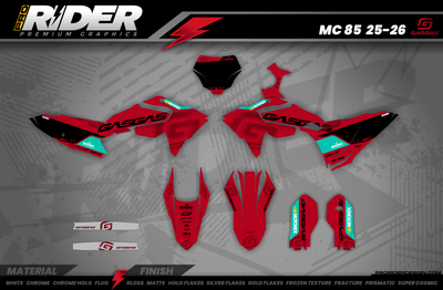 GASGAS Full Graphics Kit | Kenworthy's gp