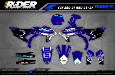 Dirt Bike Graphic kits Yamaha KORB BLUE