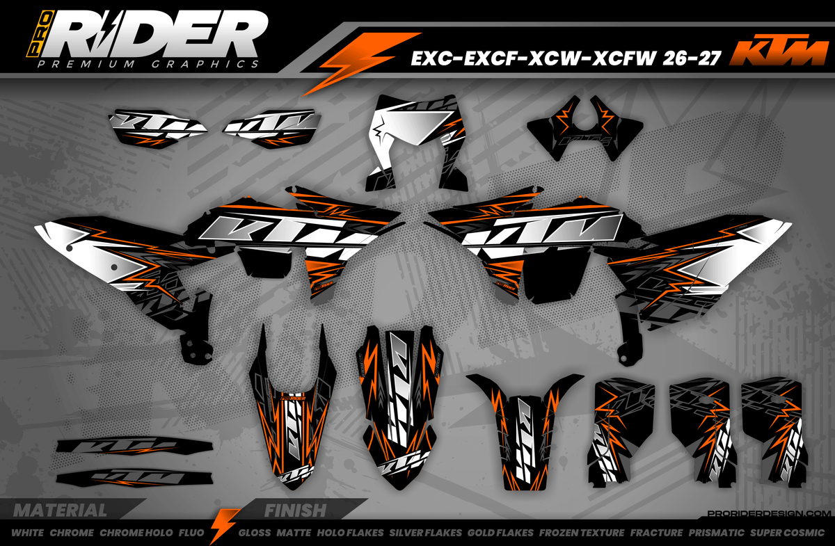 KTM Graphics LIGHT BOLD EFFECT