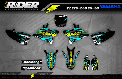TEAL FORCE YAMAHA FULL GRAPHICS KIT