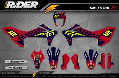 GASGAS 700 Full Graphics Kit | Twelv Dark Blue