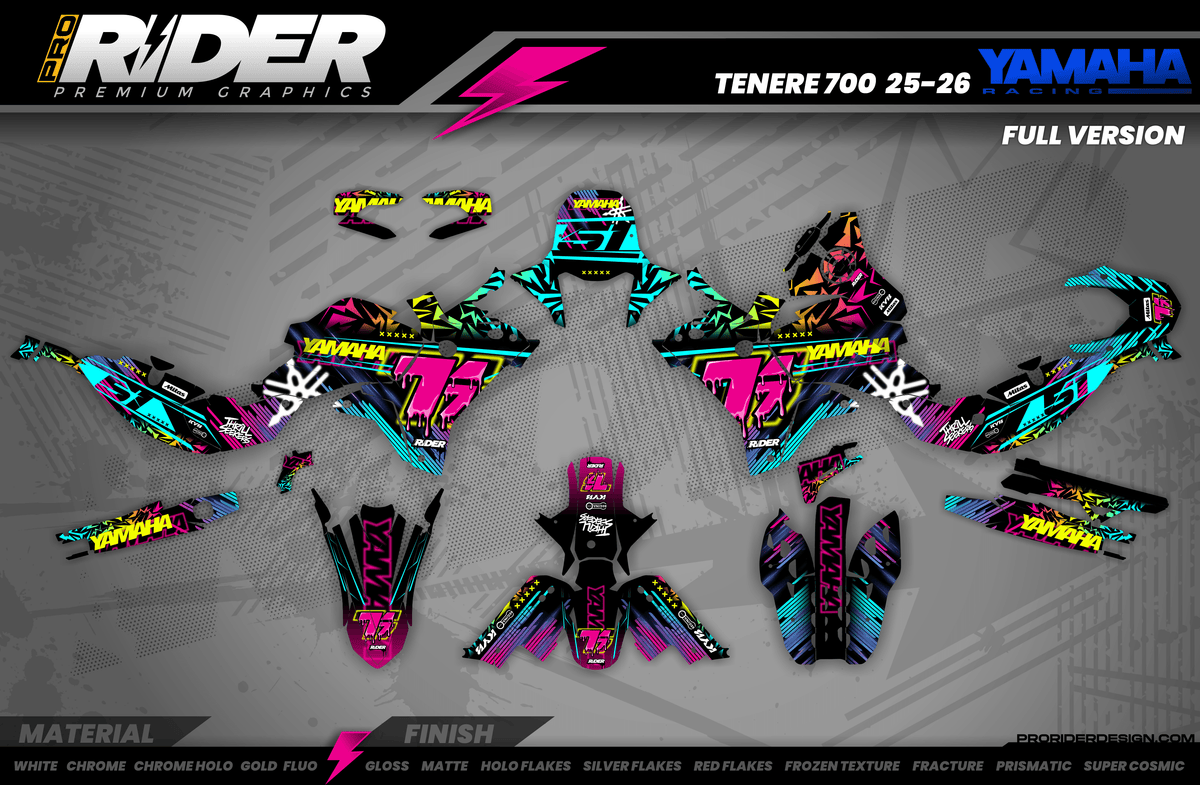 YAMAHA TENERE 700 Full Graphics Kit | Thrill Seekers