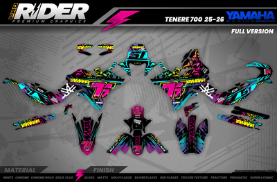 YAMAHA TENERE 700 Full Graphics Kit | Thrill Seekers