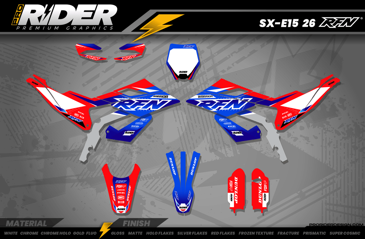 RFN Full Graphics Kit | Red SNABB