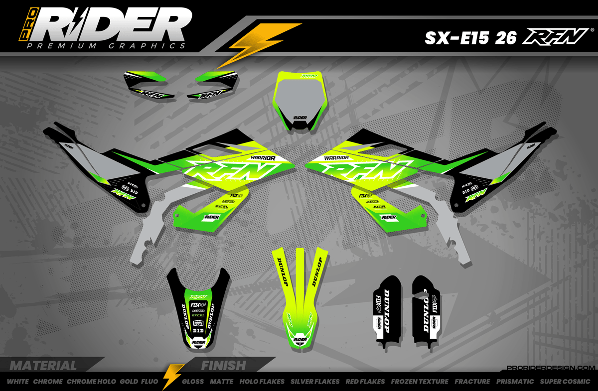 RFN Full Graphics Kit | Black SNABB