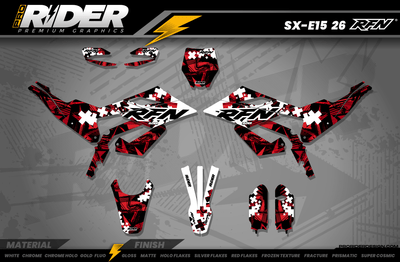 RFN Full Graphics Kit | Red SKARP