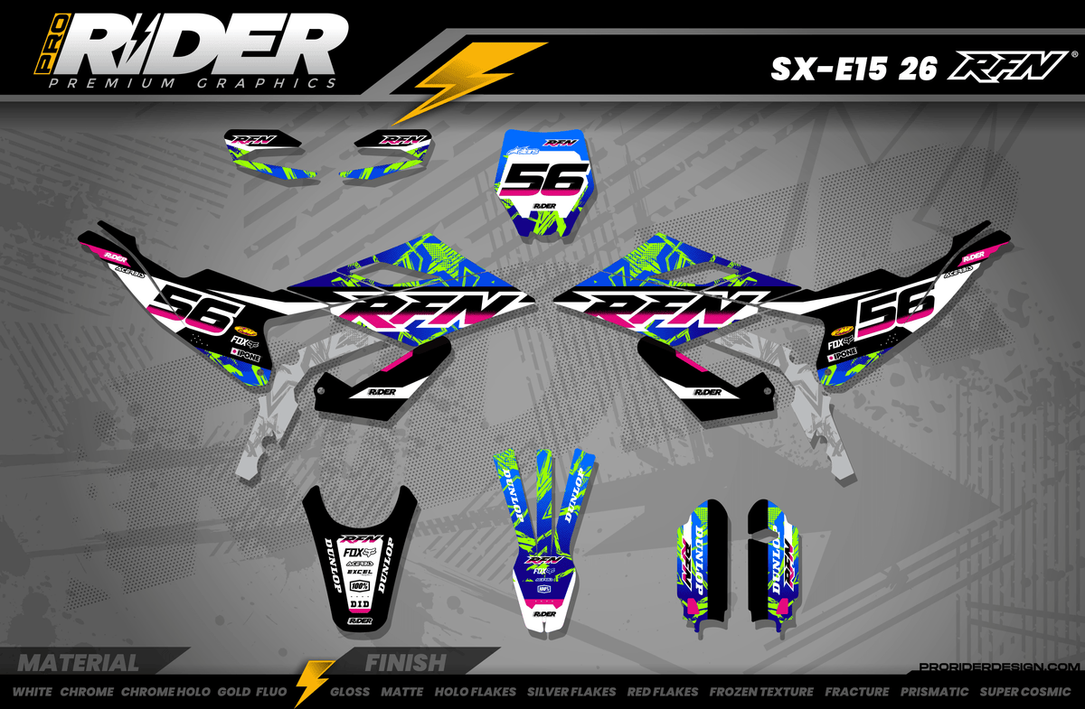 RFN Full Graphics Kit | Green BRATT