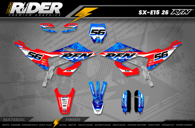RFN Full Graphics Kit | Red BRATT