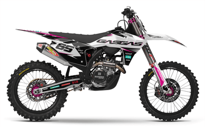 WHITE PULSE GasGas Full Graphics Kit