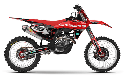 RED PULSE GasGas Full Graphics Kit