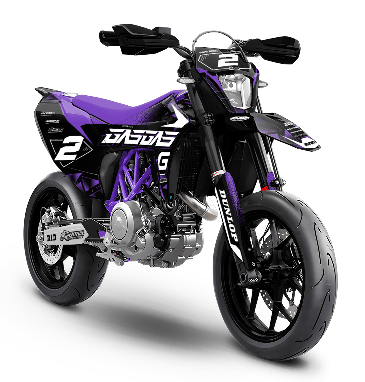 GASGAS 700 Full Graphics Kit | Ignis Purple