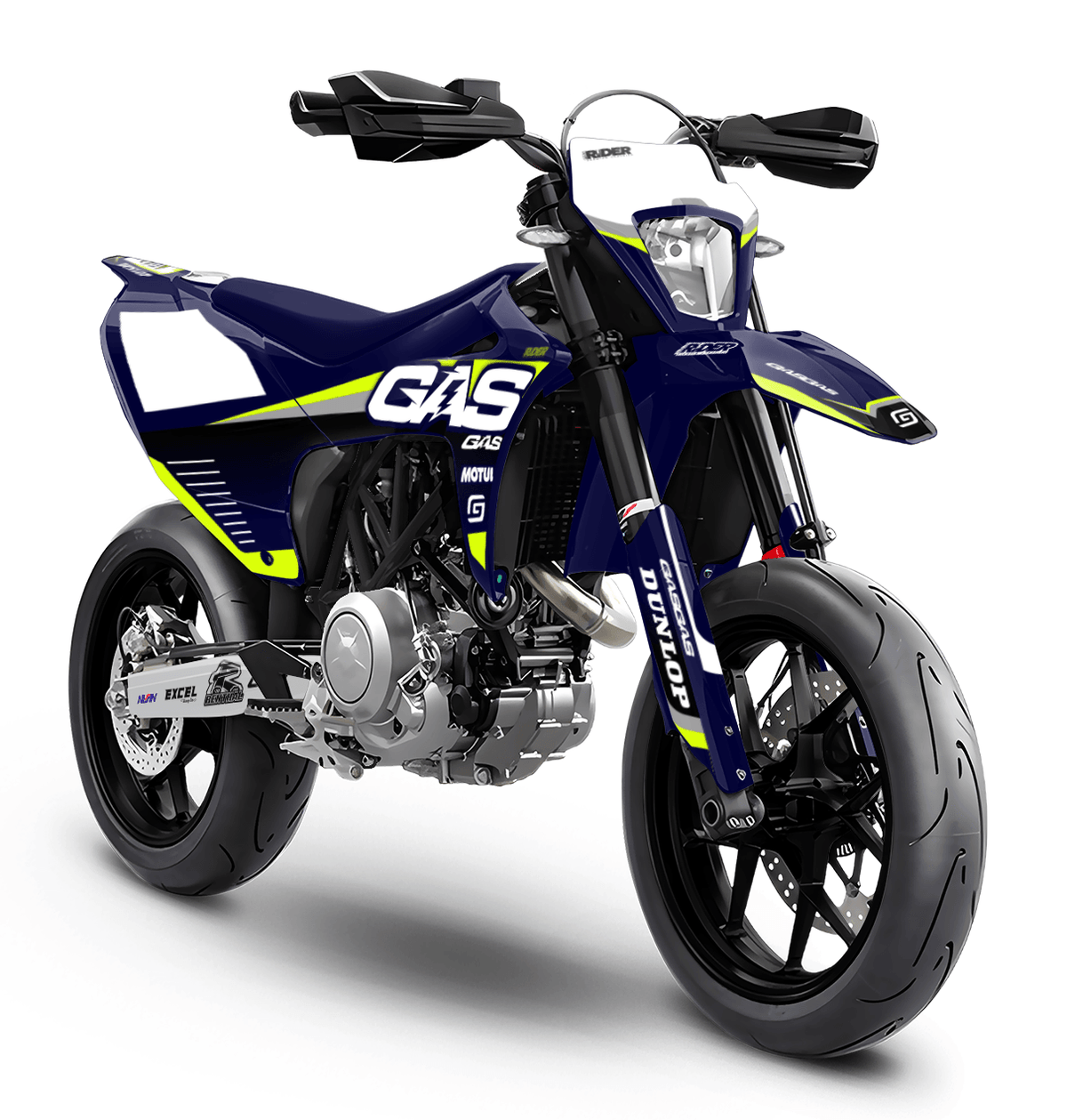 GASGAS 700 Full Graphics Kit | Monolith Dark