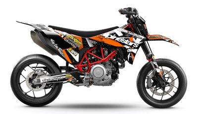 Gasgas 700 Full Graphics Kit | Alpinestars orange