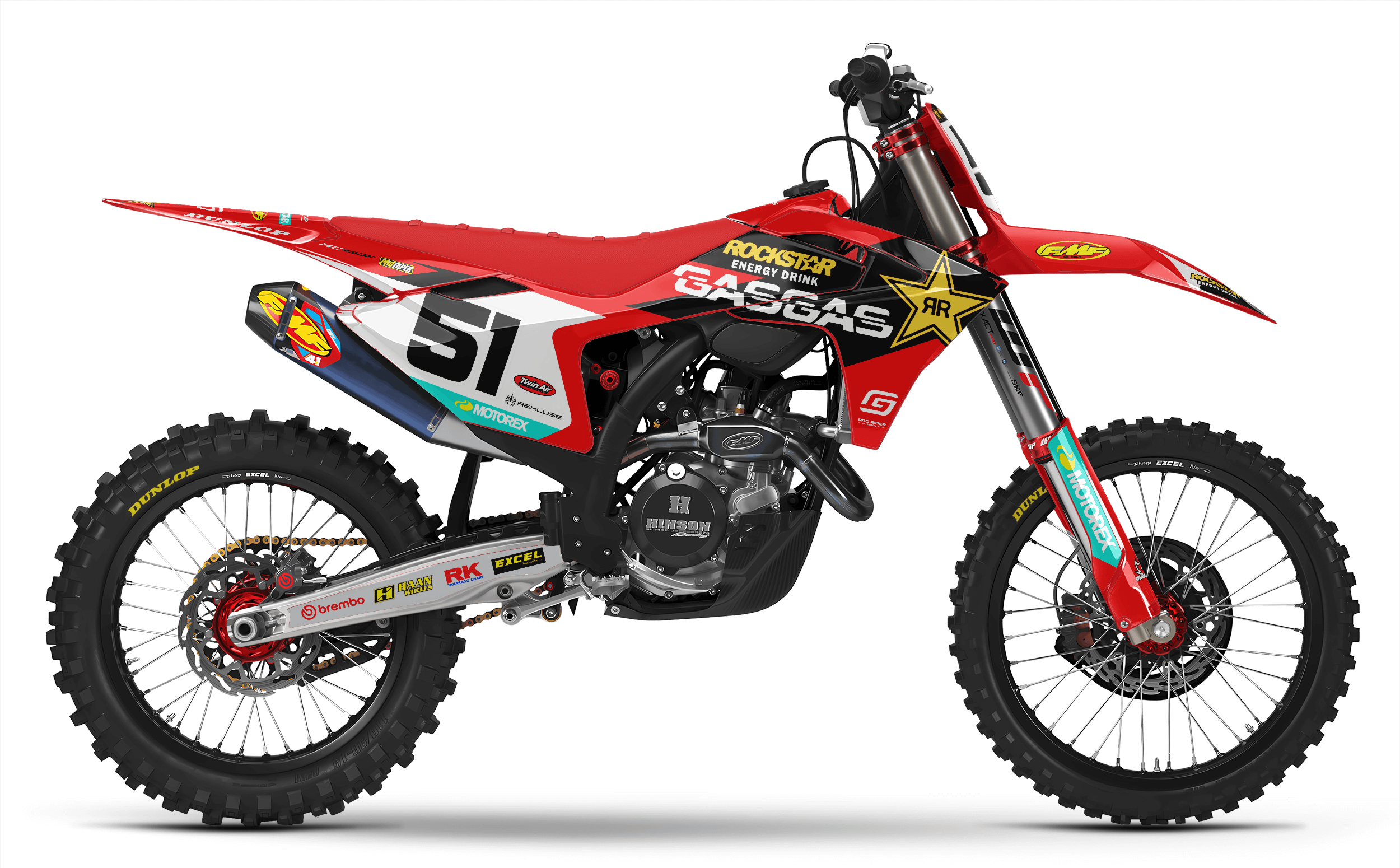Kit déco KAWASAKI test commande