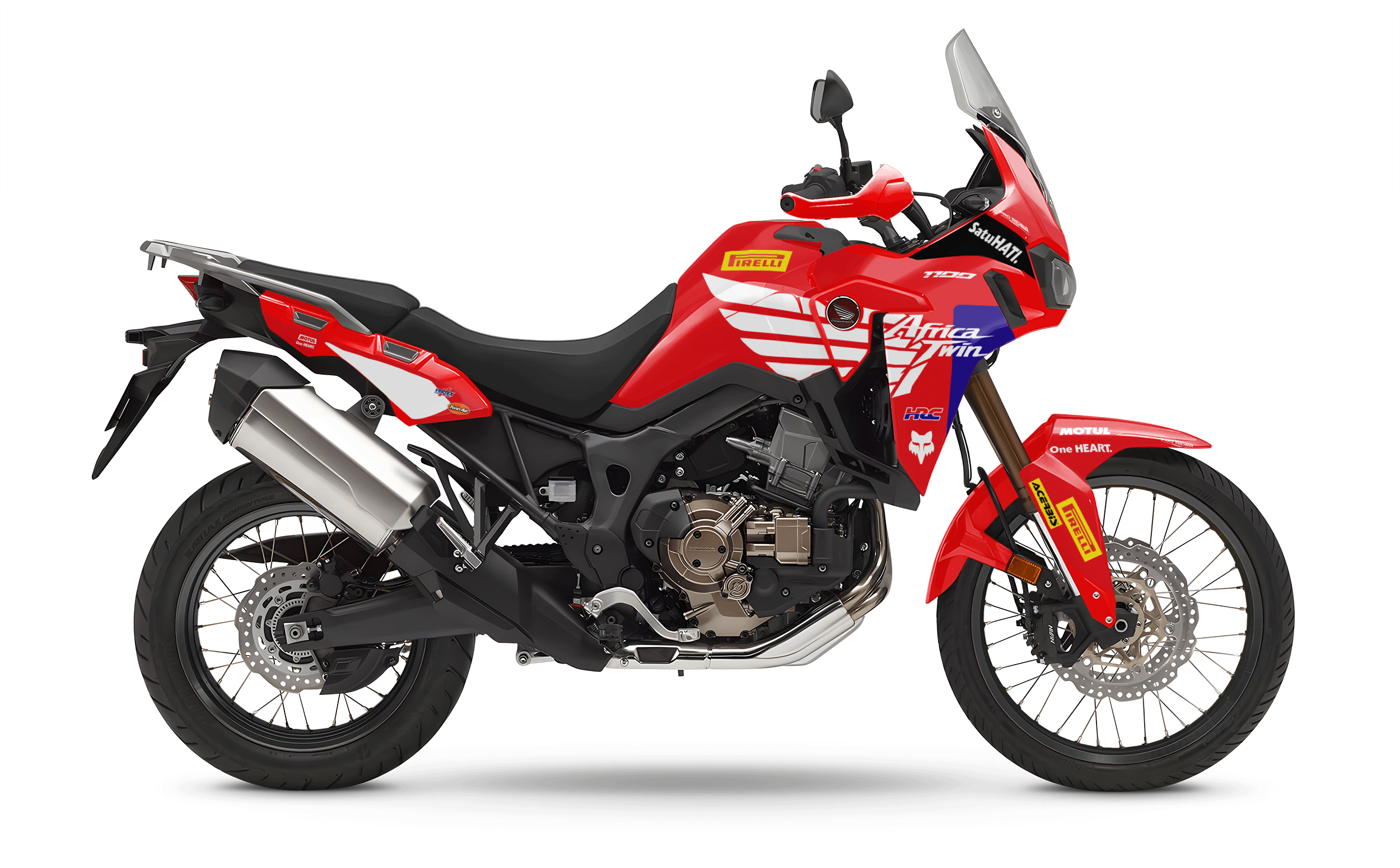 HONDA AFRICA TWIN Full Graphics kit | HRC Red Wings