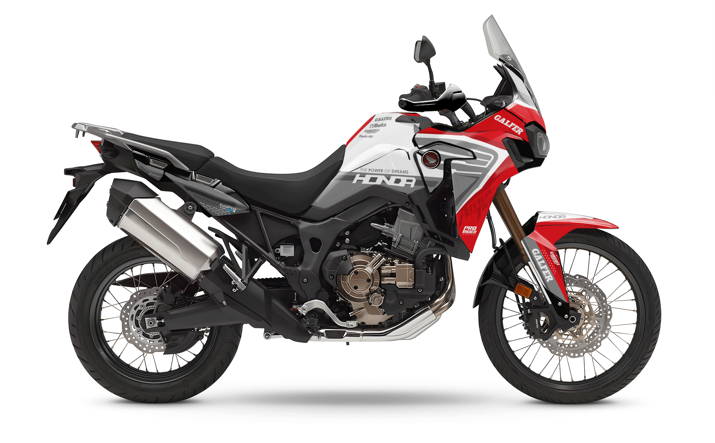 HONDA AFRICA TWIN Full Graphics kit | Gopro