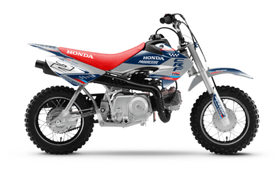 HONDA CRF 50 / 70 / 80 / 100 / 110 / 125 Full Graphics kit | Powercore grey blue