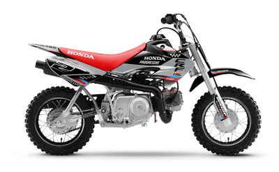 HONDA CRF 50 / 70 / 80 / 100 / 110 / 125 Full Graphics kit | Powercore grey