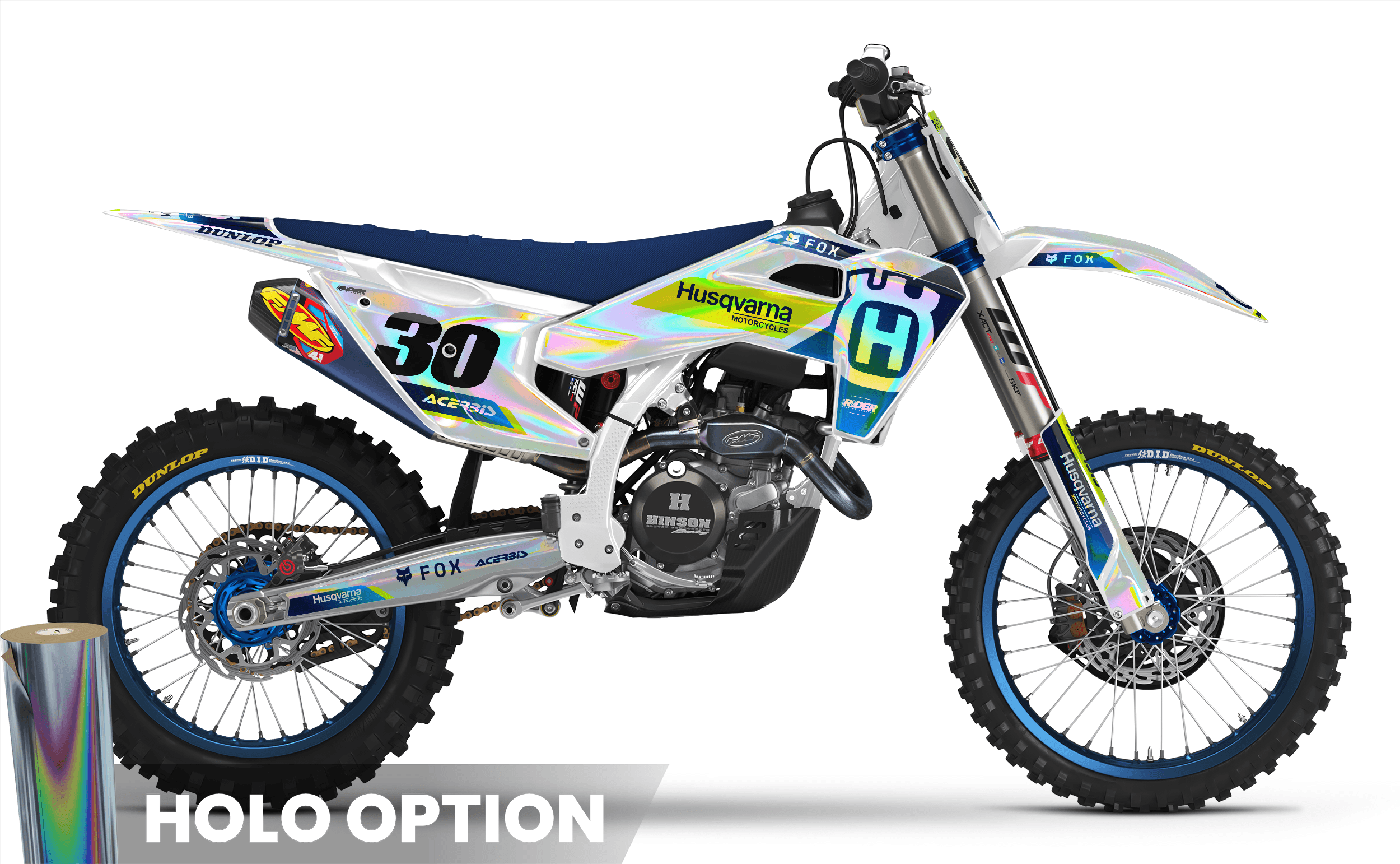 HUSQVARNA Full Graphics kit | Fox raceway