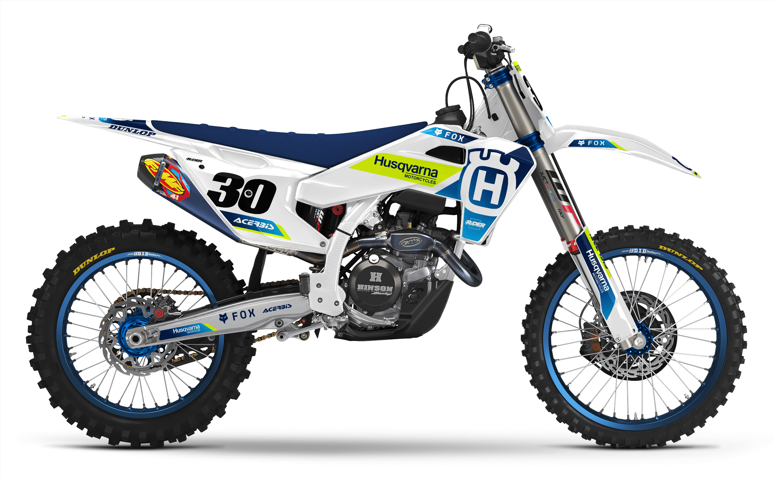 HUSQVARNA Full Graphics kit | Fox raceway
