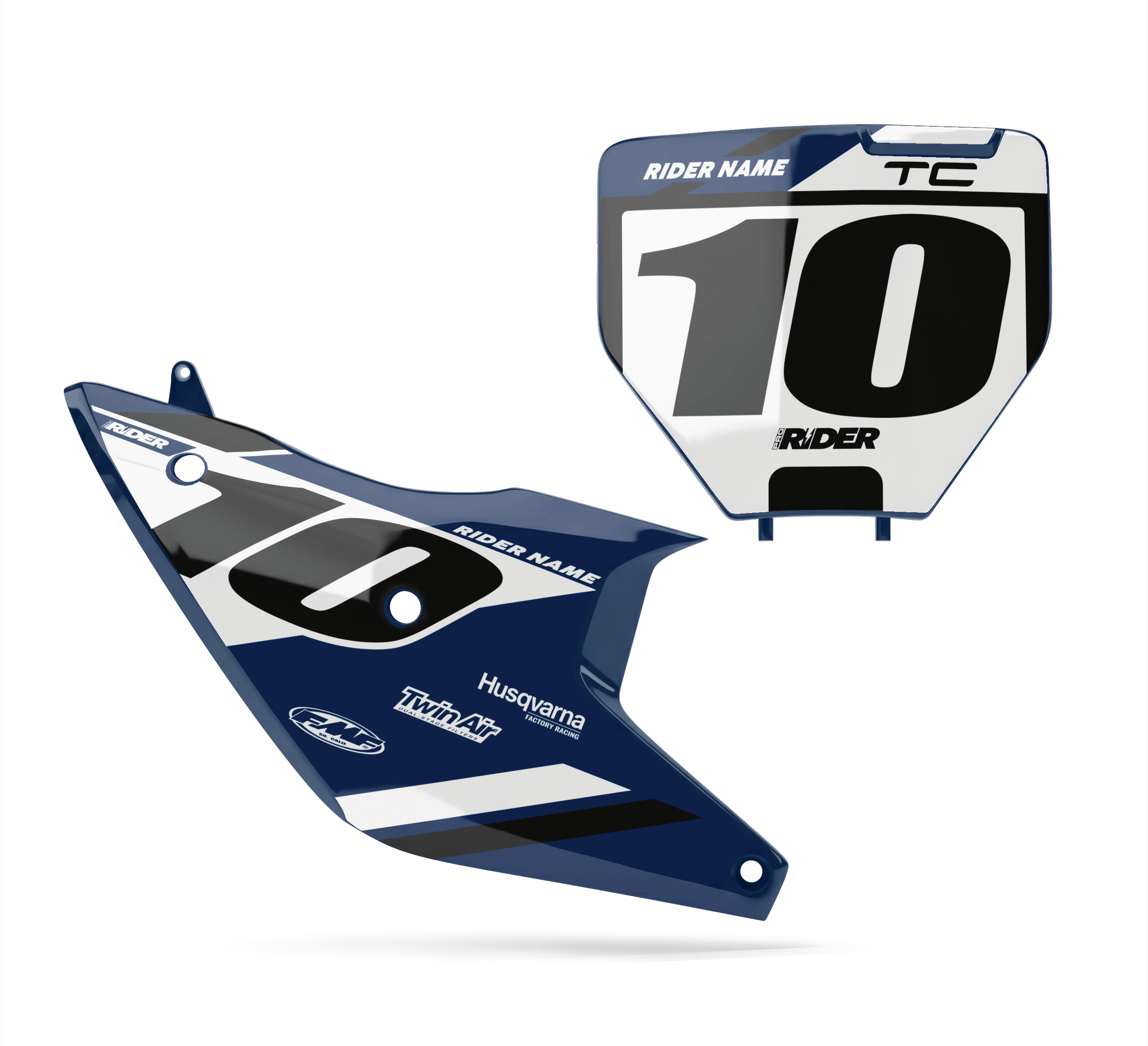 HUSQVARNA Custom Number Plates | Alkar Blue