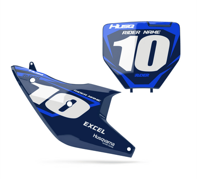 HUSQVARNA Custom Number Plates | Nativ Blue