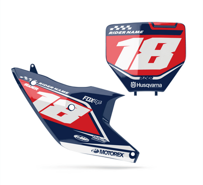 HUSQVARNA Custom Number Plates | Kantik Blue