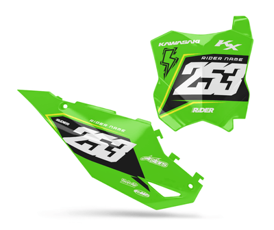 KAWASAKI Custom Number Plates | Armor Grip