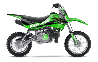 KAWASAKI Mini Full Graphics Kit | Green Core