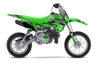 KAWASAKI Mini Full Graphics Kit | Just1 green