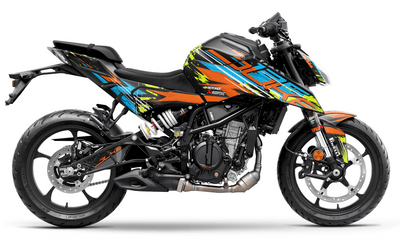 KTM DUKE 125 Full Graphics Kit | Urbano