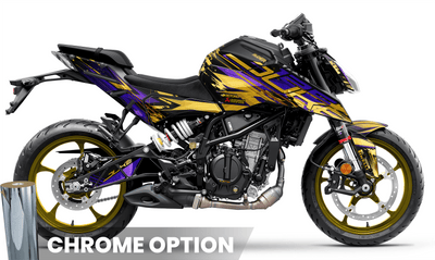 KTM DUKE 125 Full Graphics Kit | Cyber