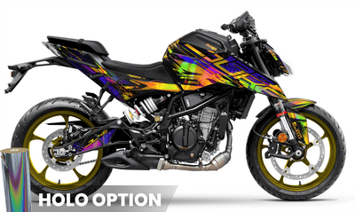 KTM DUKE 125 Full Graphics Kit | Cyber