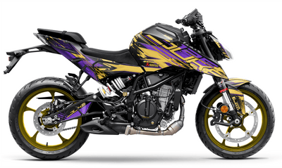 KTM DUKE 125 Full Graphics Kit | Cyber