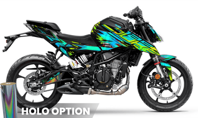 KTM DUKE 125 Full Graphics Kit | Toxik