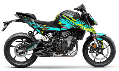 KTM DUKE 125 Full Graphics Kit | Toxik