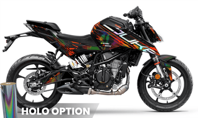 KTM DUKE 125 Full Graphics Kit | Midnight
