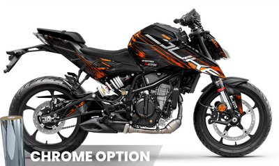 KTM DUKE 125 Full Graphics Kit | Midnight