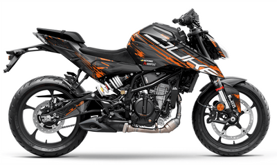 KTM DUKE 125 Full Graphics Kit | Midnight