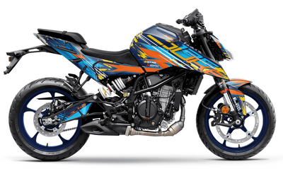 KTM DUKE 125 Full Graphics Kit | Edizion