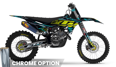 KTM Graphics TEAL BOLD EFFECT
