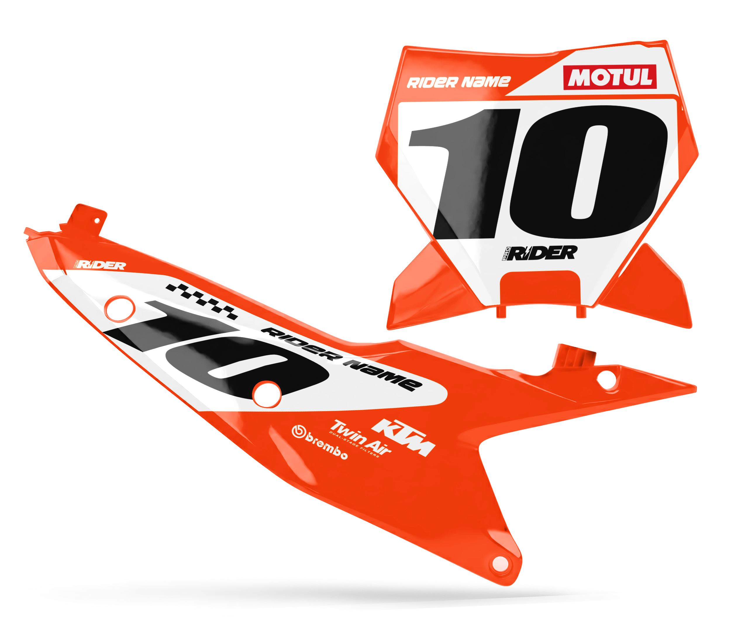 KTM Custom Number Plates | SLICE