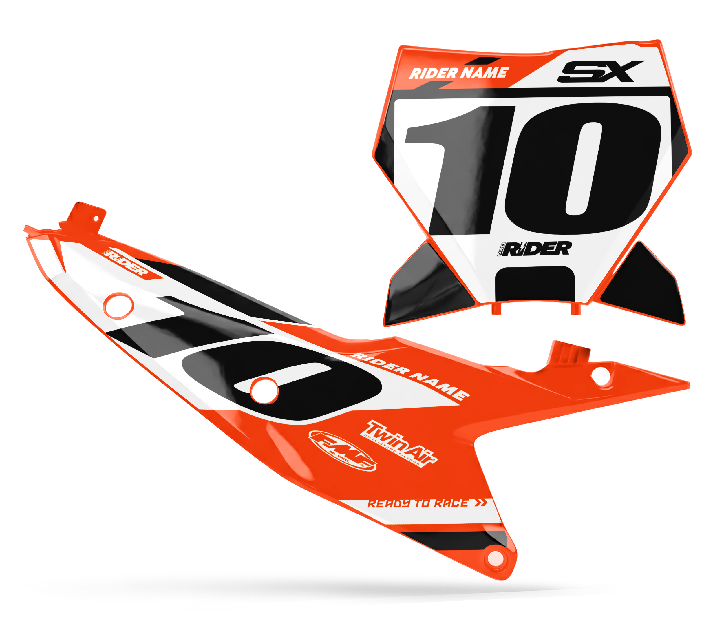 KTM Custom Number Plates | FLOW
