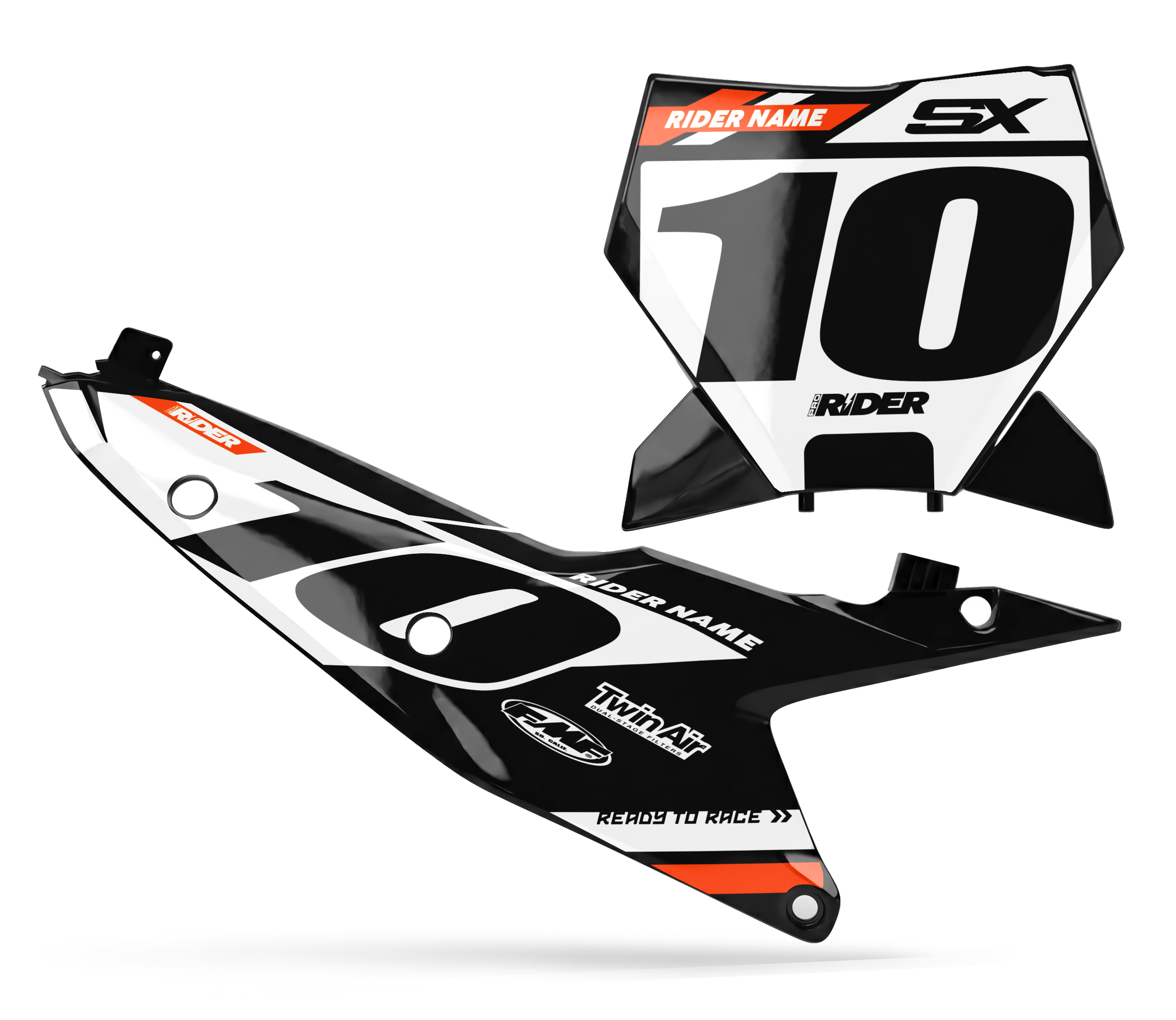 KTM Custom Number Plates | FLUX