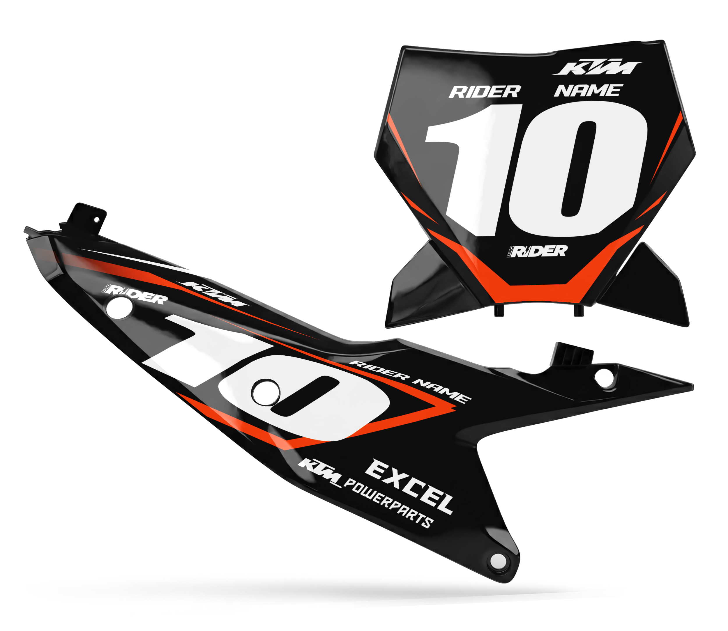KTM Custom Number Plates | PEAK