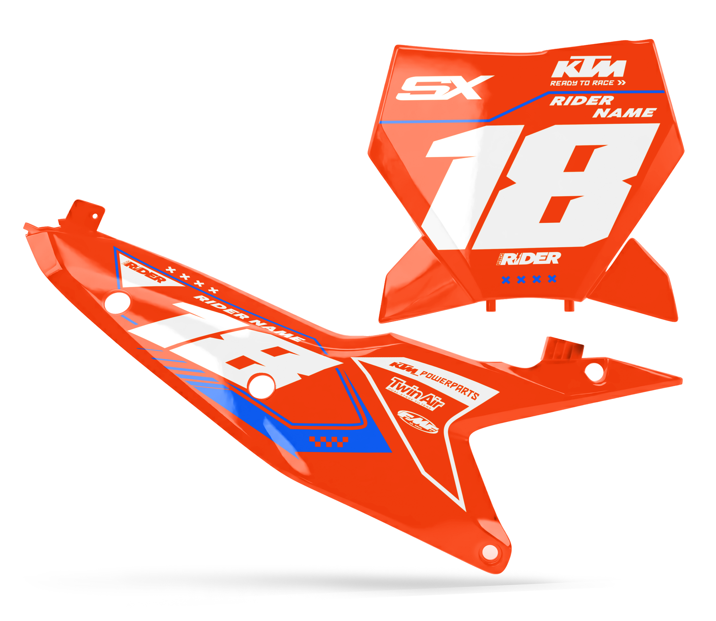 KTM Custom Number Plates | SHADOW