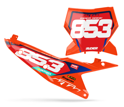 KTM Custom Number Plates | CARVE