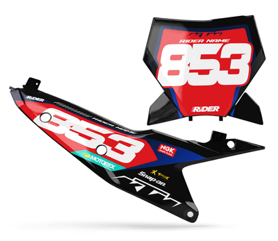 KTM Custom Number Plates | FLARE